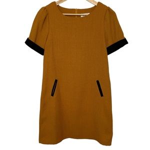 Mini dress Yellow & Black